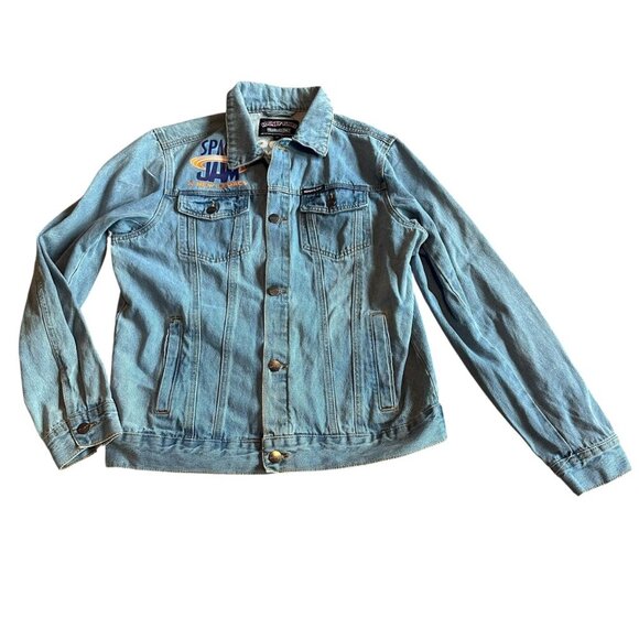 Members Only Looney Tunes Space Jam A New Legacy Denim Jacket Size Large NWT - Picture 3 of 15